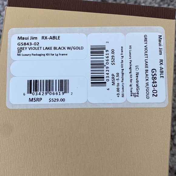 MAUI JIM Box Only - Picture 2 of 4